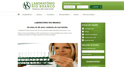 Desktop Screenshot of labriobranco.com.br
